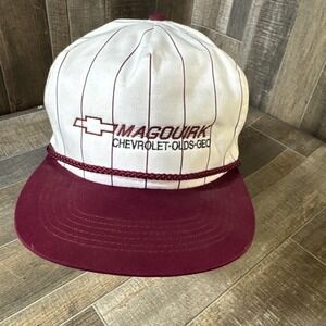 Vintage Magouirk Chevrolet Olds Geo Snapback‎ Hat San Sun Taiwan 90s Promo